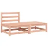 vidaXL Gartensofa ohne Armlehnen mit Kissen und Hocker Produktbild-Vorschau 4