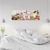 Leinwandbild Vögel und Blumen 90x30 Feeby Beige bild für Produktbild-Vorschau 3