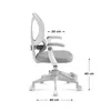 Seggiolino regolabile Mark Adler Junior 4.5 Grey Anteprima dell’immagine prodotto 5