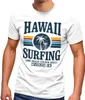 Herren T-Shirt Hawaii Surfing Sommer Strand Palme Print Produktbild-Vorschau 1