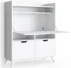 Vicco Sekretär Schreibtisch Berdi, 110 x 45 cm, Weiß Produktbild-Vorschau 1