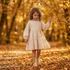 Mädchenkleid – Größe 110 – Beige – 100% Baumwolle – Produktbild-Vorschau 2