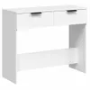 vidaXL Konzolový stolek bílý 90x36x75 cm materiál na bázi Náhled obrázku produktu 3