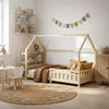 ML-Design Kinderbett 90x200cm mit Rausfallschutz, Regal, Produktbild-Vorschau 9