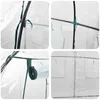 vidaXL Gewächshaus mit Rahmen 160 x 200 x 192,5 cm PVC Produktbild-Vorschau 5