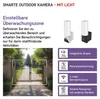 GoSmart Rotierende Outdoor IP Kamera mit WiFi und Licht IP-310 TORCH, schwarz Produktbild-Vorschau