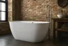Corciano Freistehende Badewanne Bari 150x75 cm Weiß | Produktbild-Vorschau 3