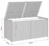 vidaXL Gartentruhe Grau 283L Poly Rattan Produktbild-Vorschau 7