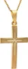 Gold Anhänger Kreuz  mit Goldkette massiv 333 - 8 Karat Produktbild-Vorschau 1