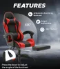 Delman Bürostuhl Gaming Stuhl Gaming Sessel Ergonomischer Produktbild-Vorschau 5