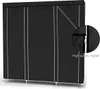 Intirilife Faltschrank 150x175x45 cm in RABEN SCHWARZ - mit Produktbild-Vorschau 8
