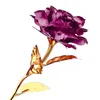 Rose éternelle - Lilas avec tige dorée Voir les images du produit 2