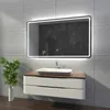 Badspiegel mit LED Beleuchtung und Touch-Schalter - Madrid Produktbild-Vorschau 3