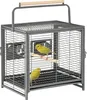 PawHut Cage de transport en acier pour perroquets, cage à Voir les images du produit 1