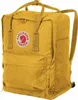 A yellow Fjällräven Kånken backpack is shown against a white background. Anteprima dell’immagine prodotto