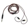 A braided audio cable with a 3.5mm stereo plug on one end and two smaller connectors on the other. Produktbild-Vorschau