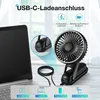 Handventilator, Tragbarer Faltbarer USB Lüfter, 5 Produktbild-Vorschau 5