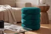 riess-ambiente Runder Polsterhocker VOGUE 40cm grün Samt Produktbild-Vorschau 6