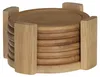 Untersetzer Ø 10 cm mit Bambusständer, 6er-Set Produktbild-Vorschau 1