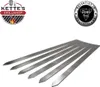 Edelstahl Adana Grillspieße extra breit 24mm und 600mm lang Produktbild-Vorschau 1