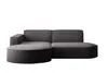A dark gray sectional sofa on a white background. Produktbild-Vorschau