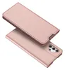 A rose gold flip case for a smartphone is shown against a white background. Produktbild-Vorschau