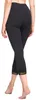 Merry Style Damen 3/4 Leggings MS10-290(Schwarz, M) Produktbild-Vorschau 2