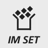 A graphic logo with the text 'IM SET' below it. Anteprima dell’immagine prodotto