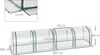 Outsunny fóliový skleník, skleník s dveřmi, pařeniště, ocel Náhled obrázku produktu 3