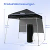 COSTWAY Pavillon 2x2m, Pop up Faltpavillon höhenverstellbar Produktbild-Vorschau 7