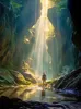 CALVENDO Puzzle Lichtstrahl in die Tiefe | 2000 Teile Produktbild-Vorschau 3