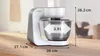 Bosch Küchenmaschine MUM58210 Weiss-Silber 7 Stufen 3,9 l Produktbild-Vorschau 3