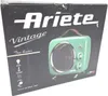 The image shows the retail packaging for an Ariete Vintage fan heater. Náhled obrázku produktu