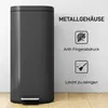 HOMCOM 30L Küchenmülleimer mit Deckel, Soft-Close- und Produktbild-Vorschau 7