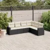The Living Store 6-tlg. Garten-Sofagarnitur mit Kissen Produktbild-Vorschau 2