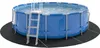 vidaXL Bodenfolie für Pools Schwarz Ø 458 cm Vliesstoff Produktbild-Vorschau 3