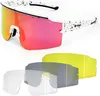 YEAZ Sport-Sonnenbrille Weiß/Blau SUNTHRILL Set Produktbild-Vorschau 1