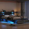 Polsterbett 140x200cm mit USB und Ladefunktion, Jugendbett Produktbild-Vorschau 10