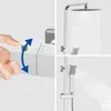 Duschsystem mit Thermostat 38℃ Duscharmatur Chrom Produktbild-Vorschau 3