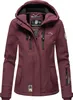 Marikoo Leichte Damen Softshelljacke mit Kapuze Outdoor Produktbild-Vorschau 2