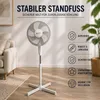 6x BURI Standventilator 45W | Höhenverstellbar 120-130 cm | Produktbild-Vorschau 3