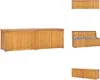 vidaXL Coffre de jardin 175x50x55 cm bois massif teck - Voir les images du produit 1