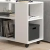 Stolik kawowy Vicco Marian Biały 70 x 36.6 cm z kółkami, Podgląd zdjęcia produktu 4