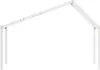 vidaXL Dach für Kinderbett Weiß 213x95,5x144,5 cm Produktbild-Vorschau 4