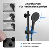 JOHO Edelstahl Duschsystem mit Duscharmatur, Brausestange Produktbild-Vorschau 4