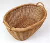 Großer Weidenkorb Griffe oval 60x40x32cm – Wäschekorb Produktbild-Vorschau 4