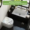 WC Sitz mit Absenkautomatik D Form Motiv Papiertropfen Produktbild-Vorschau 3