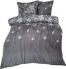 A bedding set with a star and stripe pattern. Produktbild-Vorschau