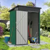 Metalowa szopa ogrodowa COSTWAY, 150 x 90,5 x 185 cm | 1,5 Podgląd zdjęcia produktu 7