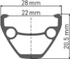 DT Swiss Felge 533D 27,5" 32 Loch Schwarz - robuste Produktbild-Vorschau 2